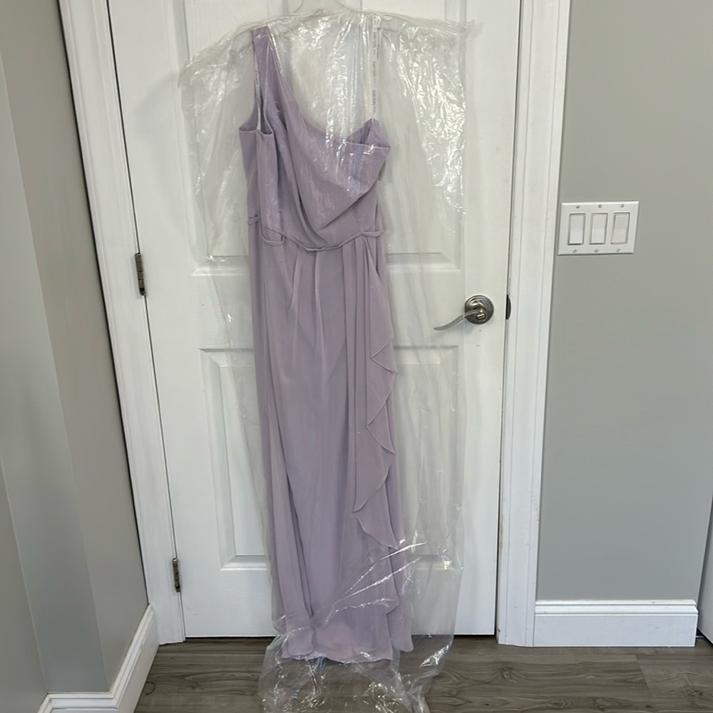Iris (lilac) colored bridesmaid dress from David’s bridal size 10 never worn